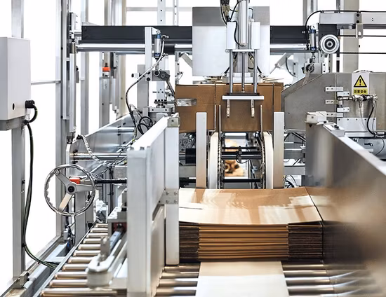 Машина для упаковки в картонные коробки с копировальной бумагой формата А4